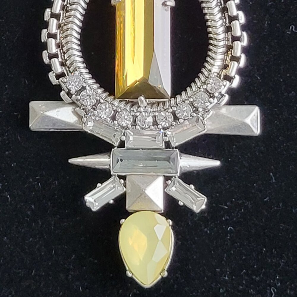 Stella & Dot Eclipse Statement Necklace-Can be 18” or 31” - Picture 3 of 12